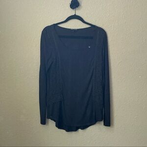 Cable & Gauge plum colorLong Sleeve Top